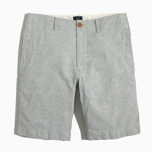 J. Crew Linen Cotton Beach Shorts - Picture 1 of 5